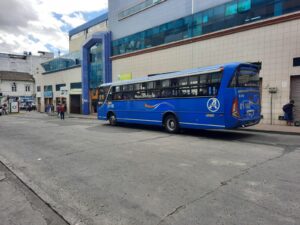 Únicamente el 50% de buses urbanos está trabajando en Ambato