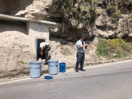 La Policía Nacional ya tomó procedimiento ante el atentado sufrido por la Emapa y el agua potable.