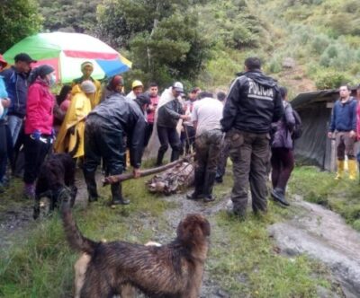 Las fuertes lluvias afectados a varios sectores del cantón.