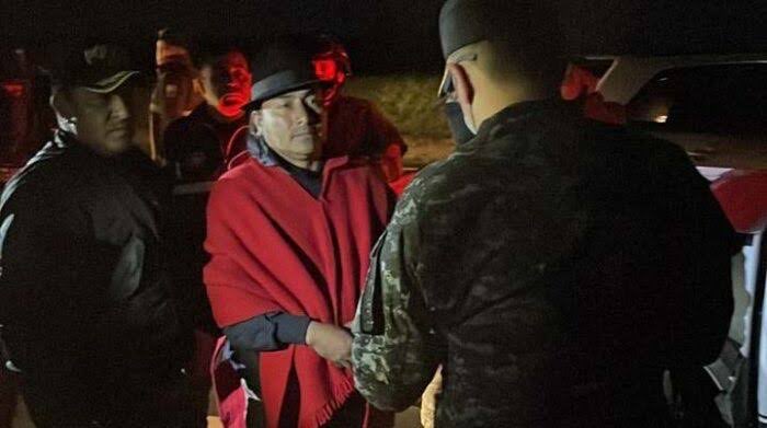 Violencia. En Cotopaxi se registraron enfrentamientos entre la Policía y los seguidores de Leonidas Iza.