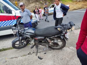 Dos heridos en accidente de tránsito en Pelileo