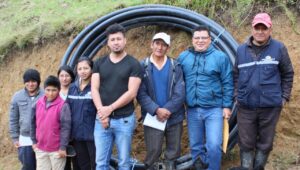 Más de 100 familias se benefician del trabajo comunitario en Gualel