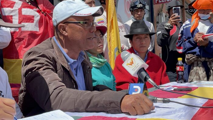 DIRIGENTE. Gary Espinoza es militante activo del Partido Socialista Ecuatoriano.
