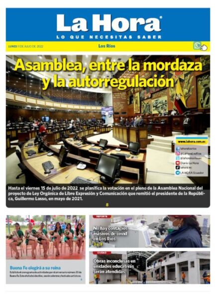 LOSRIOS11JULIO2022| Diario La Hora