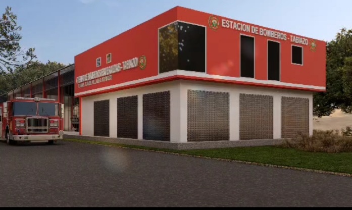 Se construye estación de bomberos en Tabiazo