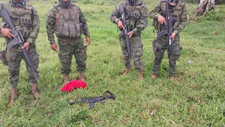 En Mataje recuperan armamento abandonado por antisociales