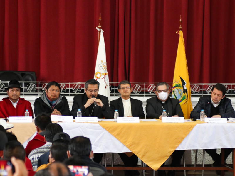 La hoja de ruta para avanzar en los diálogos Gobierno-Conaie se definirá este jueves 7 de julio de 2022