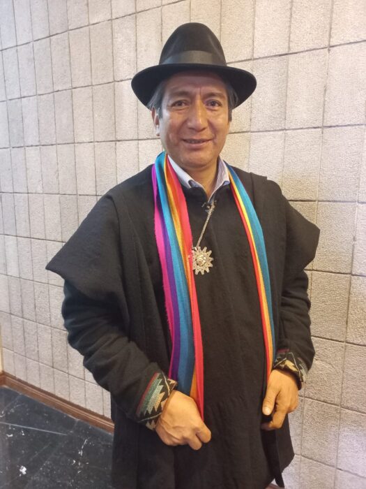 ASAMBLEÍSTA . Salvador Quishpe, jefe de bloque de Pachakutik