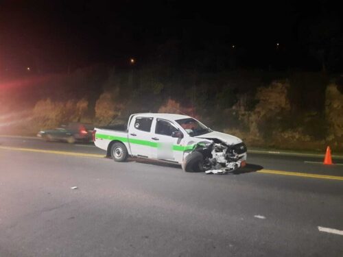 Choque en la Panamericana Norte deja una mujer herida