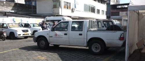  VEHÍCULOS. Se encuentran estacionados en los patios de las oficinas del MSP.