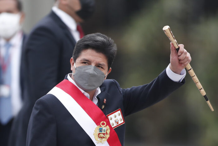 Justicia. El presidente de Perú, Pedro Castillo, enfrenta seis causas judiciales.