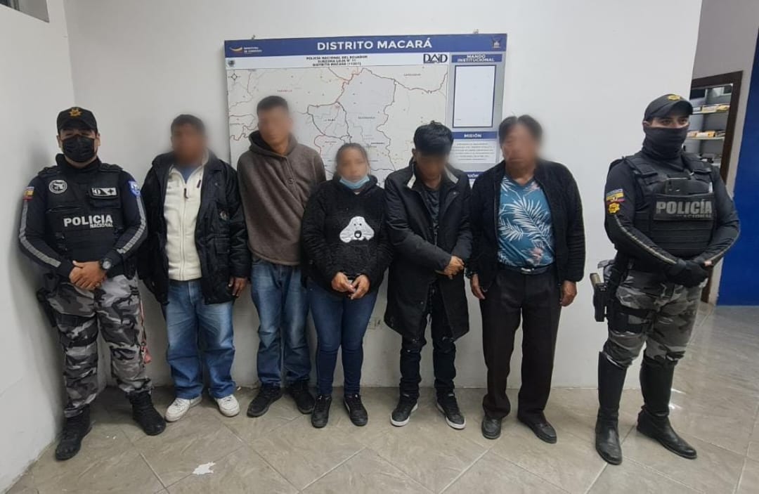 Detienen a organización delictiva dedicada al hurto en Macará