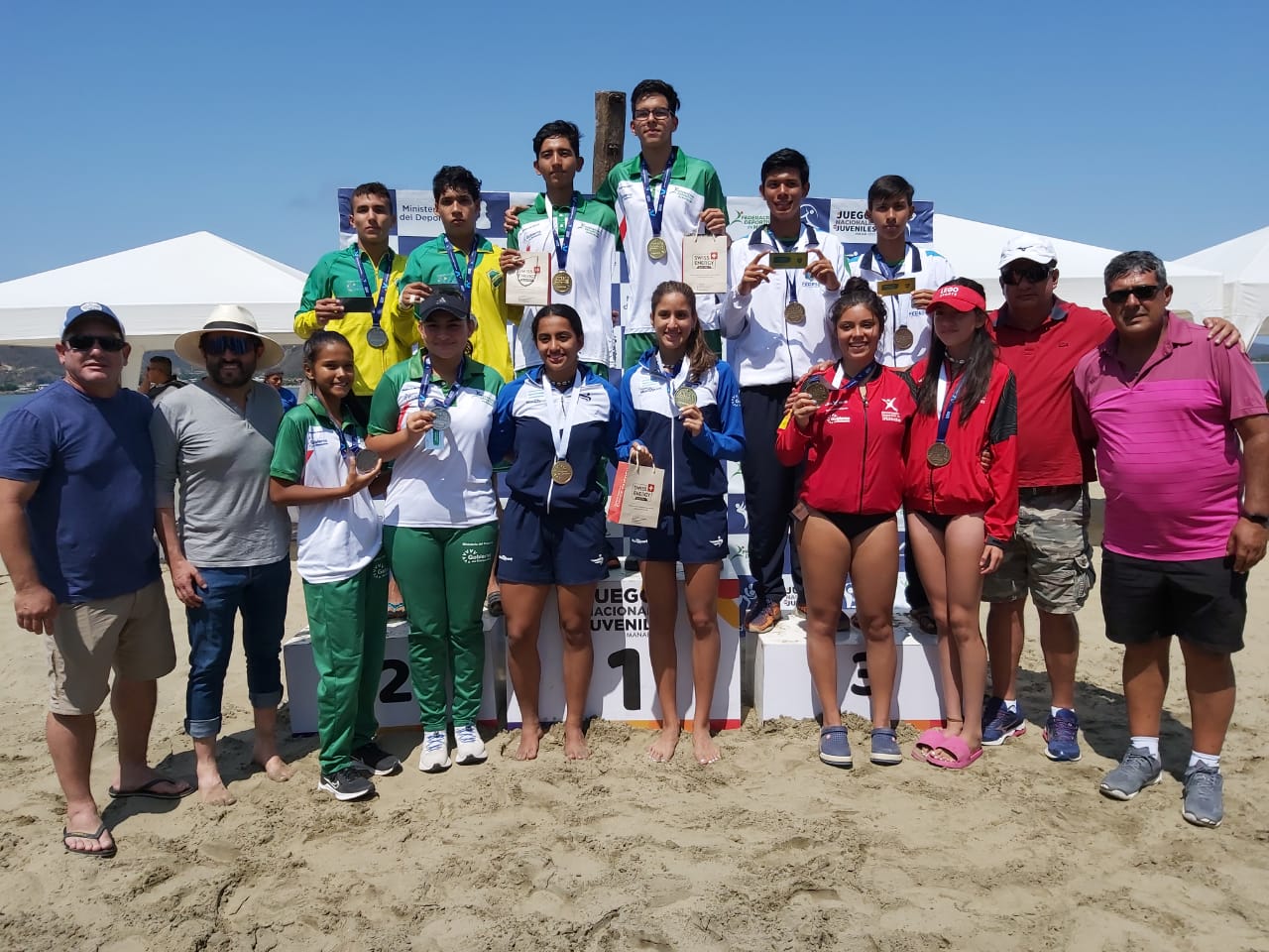 Deportistas esmeraldeños se destacaron en los Juegos Prejuveniles Manabí