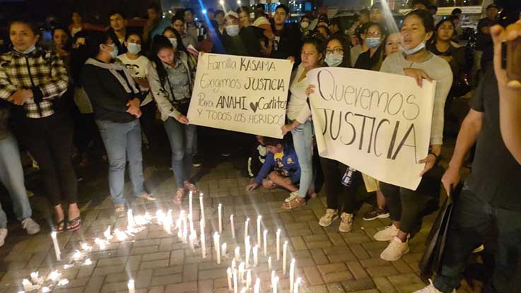Kasama en plantón por justicia