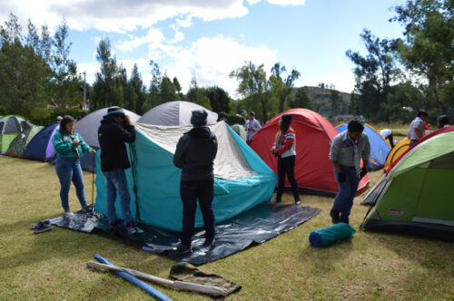 Scouts de todo el país se  reúnen en Tungurahua