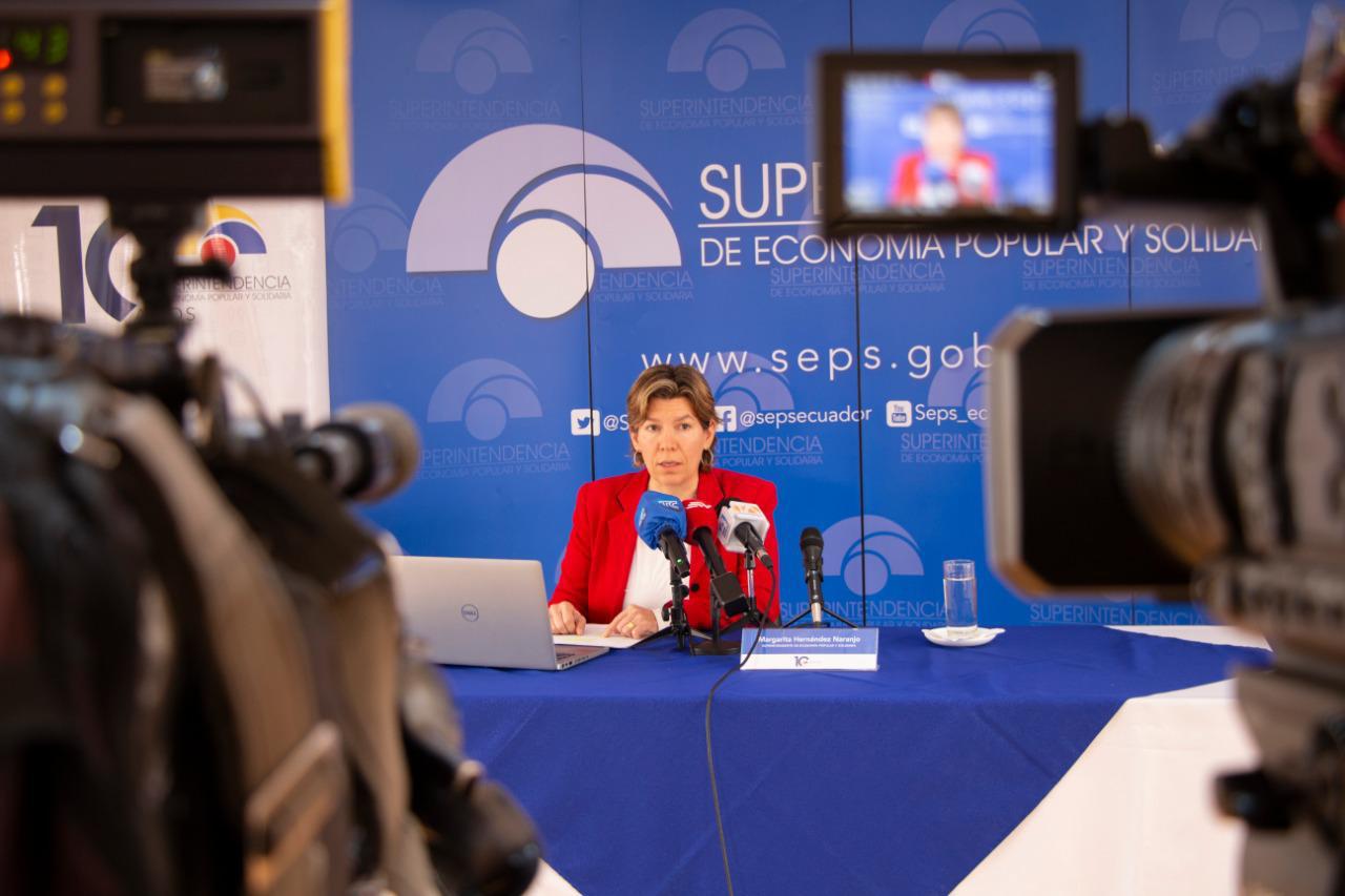 Margarita Hernández, titular de la SEPS. (Foto archivo)