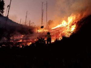 Más de 186 hectáreas quemadas en la provincia de Loja en 2022