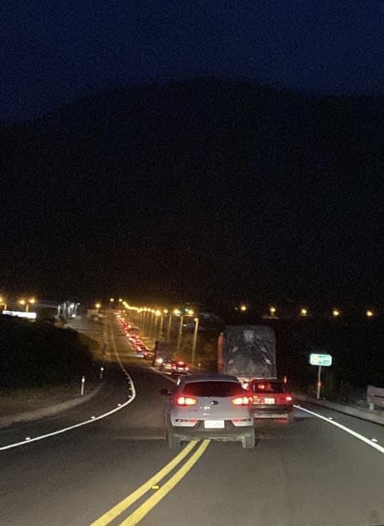 Caos vehicular en el ingreso al norte de Ibarra