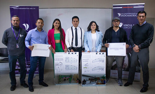 Los estudiantes de la Carrera de Arquitectura presentaron el proyecto a los representantes de la FDT