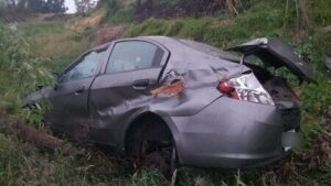 Dos heridos en accidente en la vía Ambato-Pelileo
