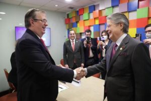 Lasso se reunió con canciller mexicano: acuerdo comercial sigue en la mira