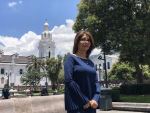 Lilia Yunda dice que no ha analizado el ser candidata a la Alcaldía de Quito