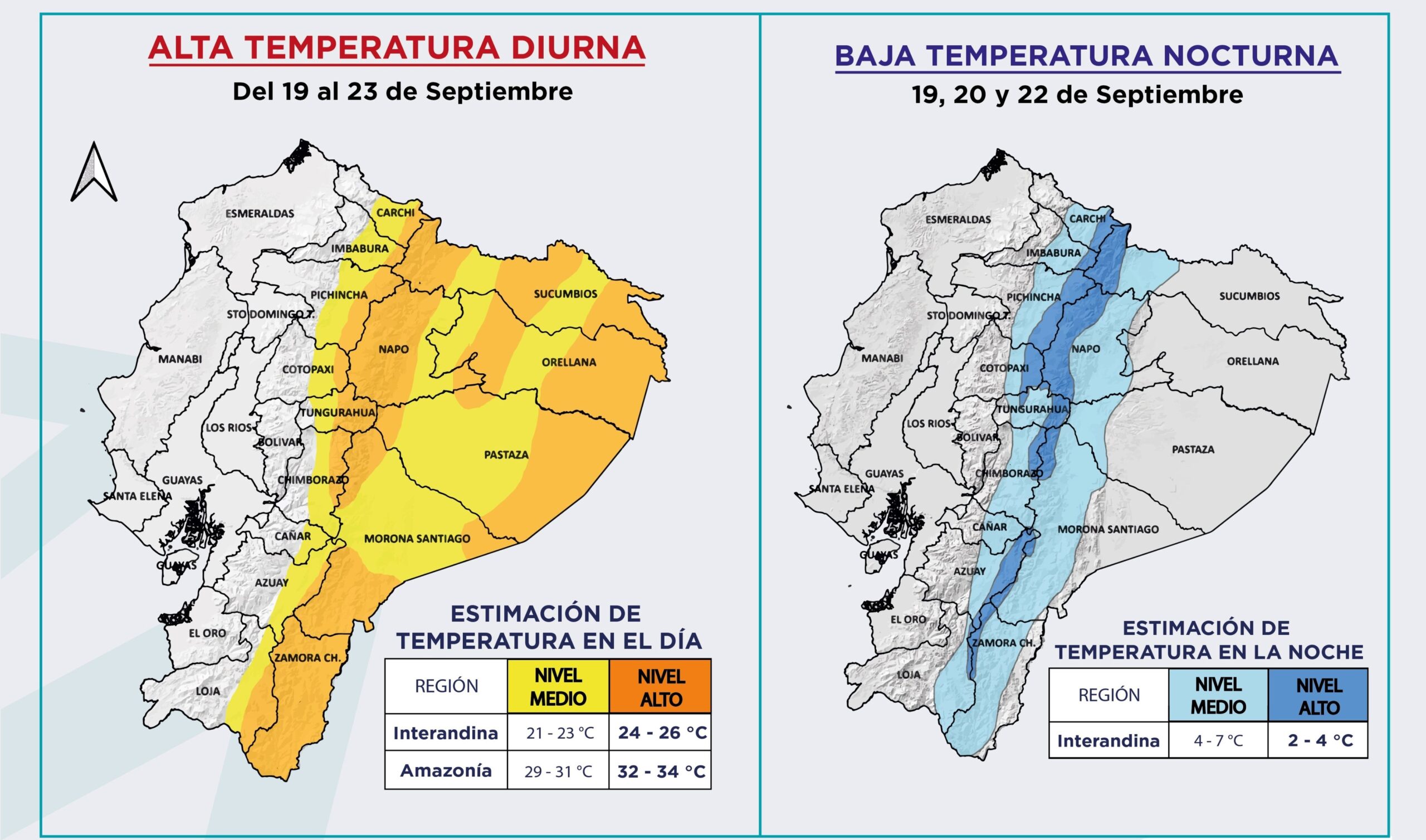 Noches frías y tardes calurosas pronostica el Inamhi para Tungurahua