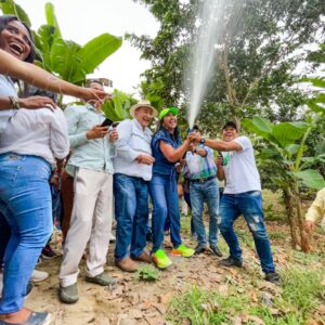 Sistema de riego es inaugurado en la parroquia Chinca