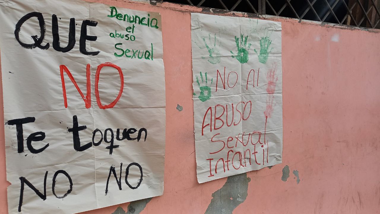 Estudiantes y madres de familia dicen ¡No a la violencia sexual!