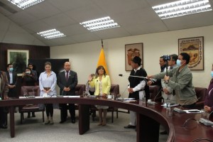 Villavicencio fue posesionada en sesión de concejo.