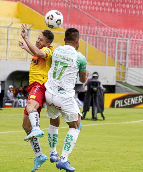 Mushuc compartió punto con Aucas como visitante.