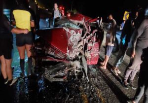 Choque mortal en la vía Chone