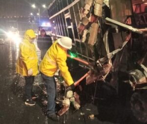 Dos personas resultan heridas en el Paso Lateral Norte