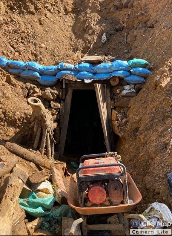 Campamentos. En Buenos Aires se han localizado varios sitios donde se practica la minería ilegal.