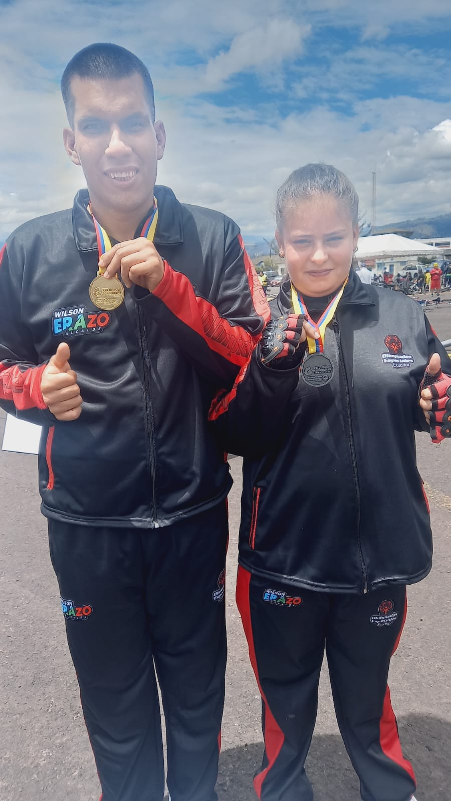 DESTACADOS. José Luis Loaiza y Salomé Valladares obtuvieron medallas de oro y plata, respectivamente.