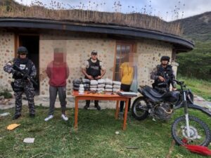 Detienen a ciudadanos que distribuían droga en Vilcabamba y Malacatos
