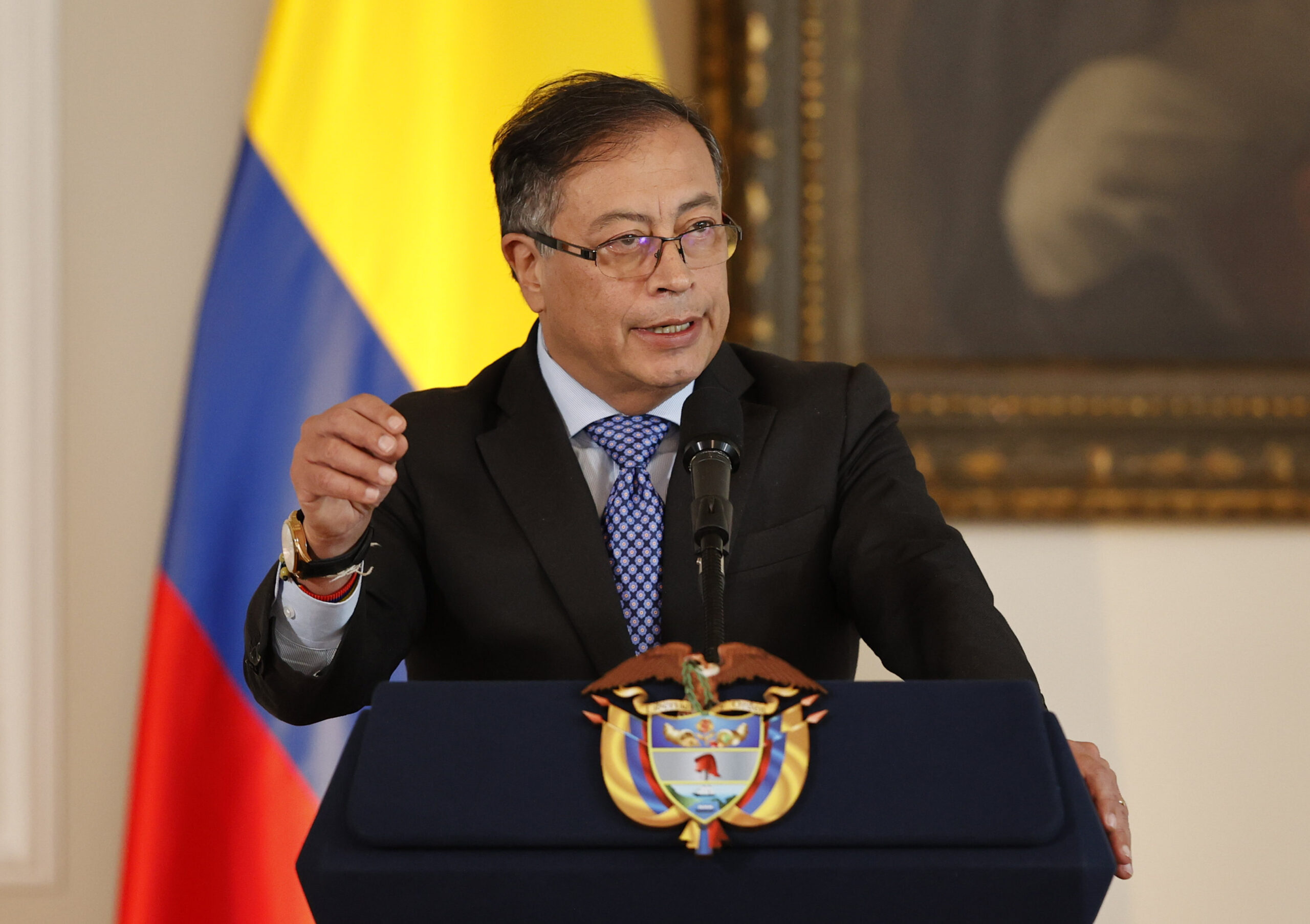Unidad. El presidente de Colombia, Gustavo Petro, llamó a la unión continental ante la amenaza del hambre.