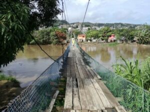Puente para mejorar acceso en la Isla Cervantes