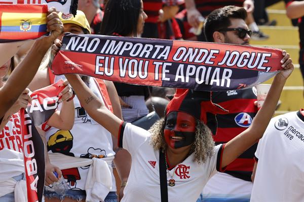 La hinchada rojinegra se tomó Guayaquil por la final de la Copa Libertadores