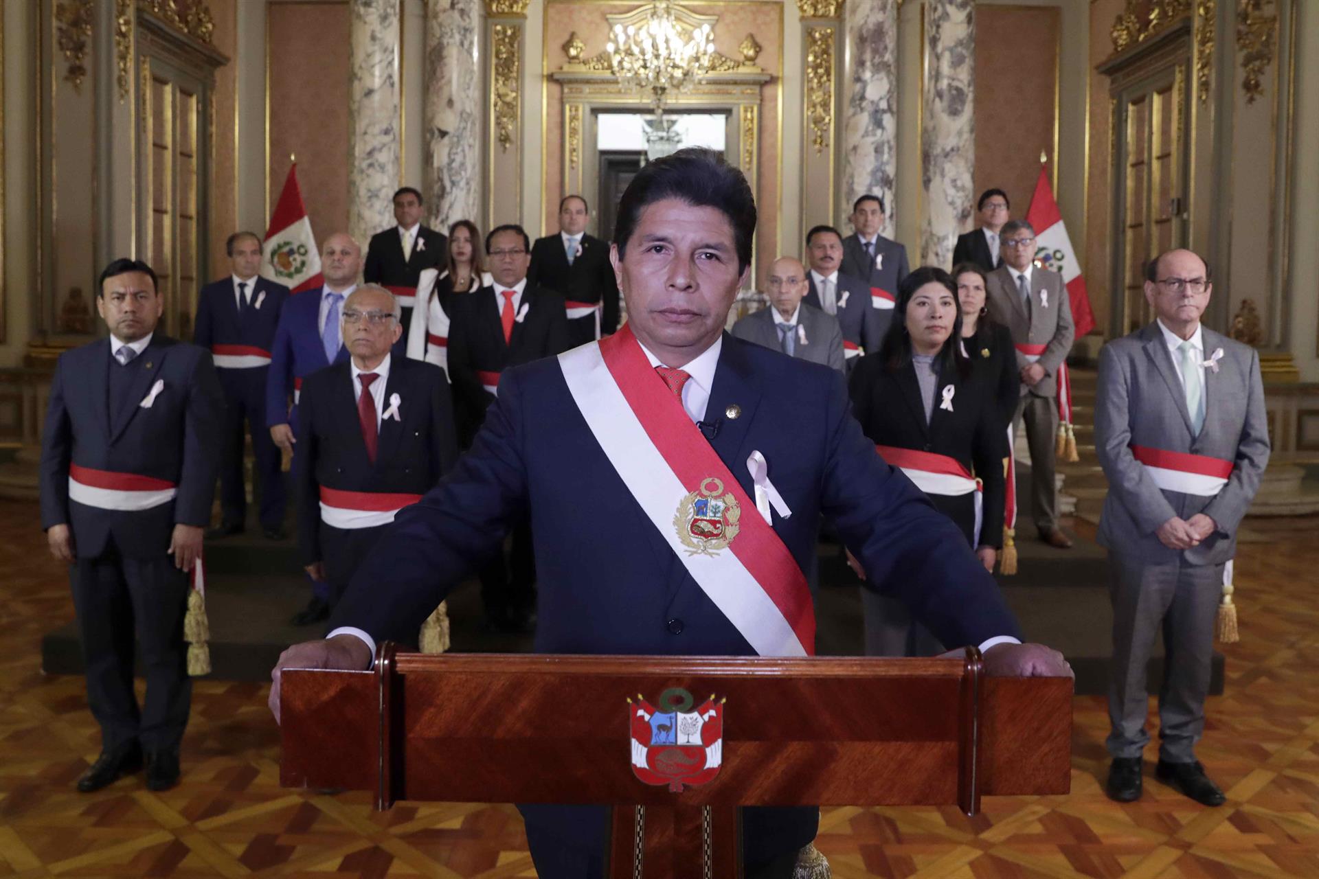 Congresistas de Perú denuncian un golpe de Estado de Pedro Castillo