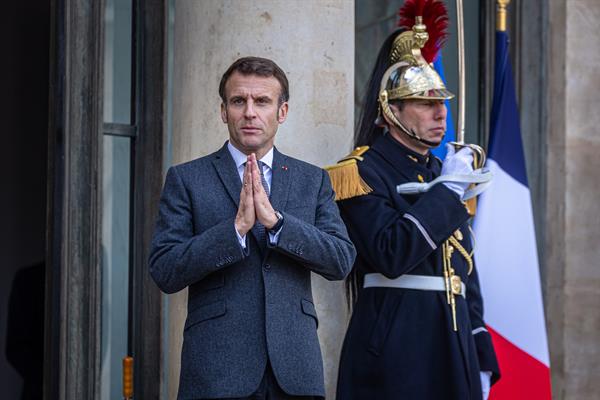 Diplomacia. El presidente francés, Emmanuel Macron, tiene sintonía con dirigentes de izquierda.