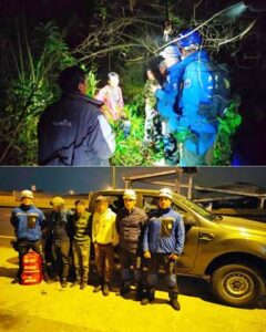 Rescatan a tres excursionistas extraviados en el Imbabura