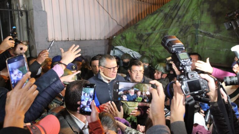 LIBERADO. Jorge Glas salió de la Cárcel 4 de Quito el 28 de noviembre de 2022.