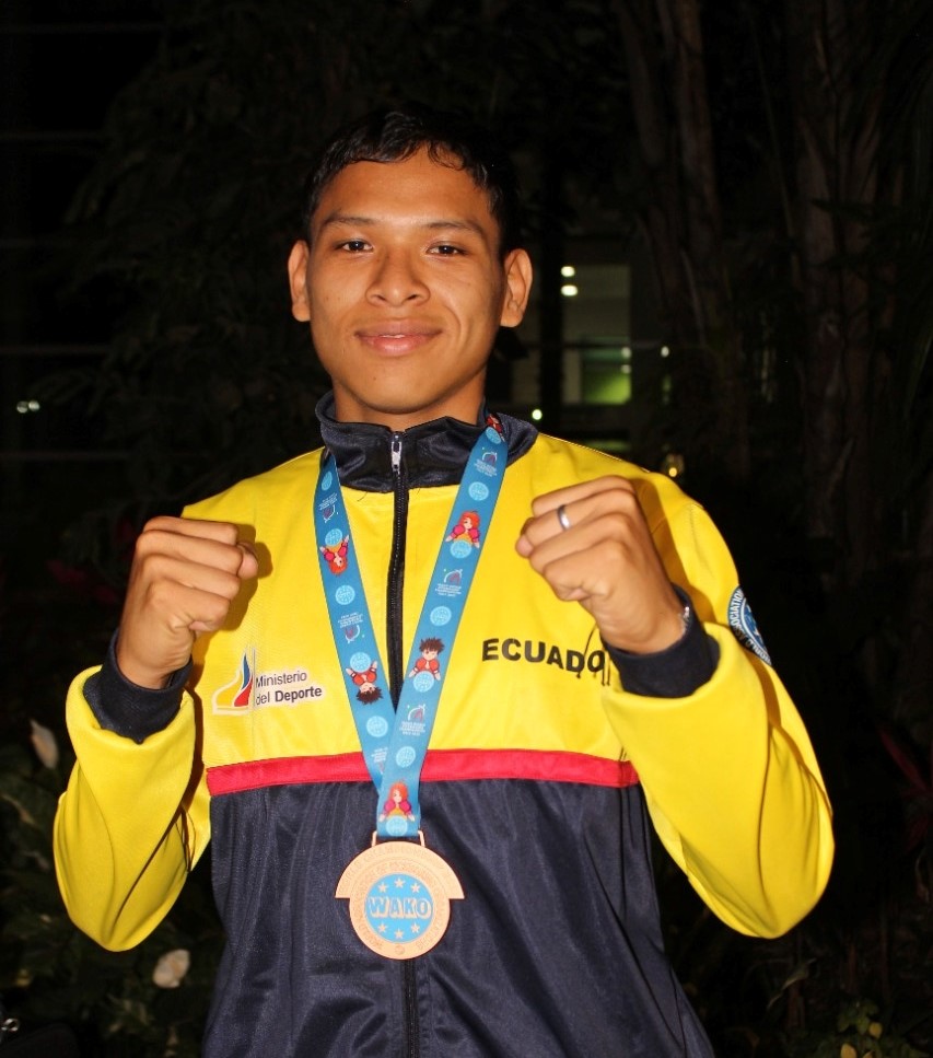 DESTACADO. Jorge Garzón Naranjo es el tercer mejor deportista de Kick Boxing a nivel mundial.