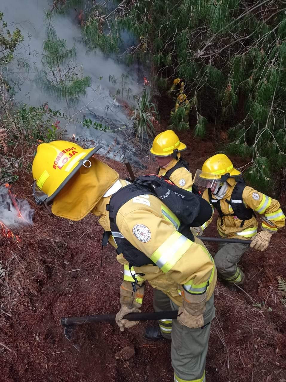 Se incrementan los incendios en Loja