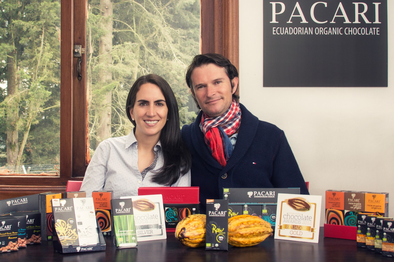 IMPORTANCIA. Santiago Peralta y Carla Barbotó fundaron Pacari en 2002.