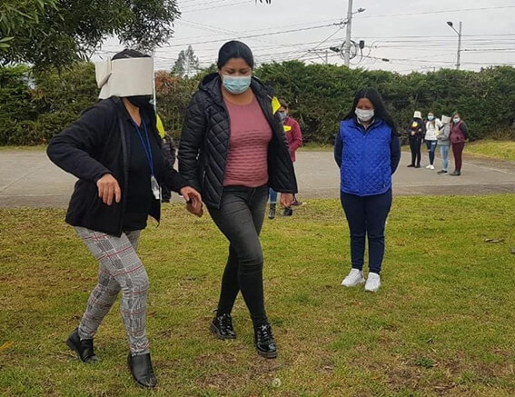 El desfogue emocional es el objetivo de las actividades que son parte del itinerario.