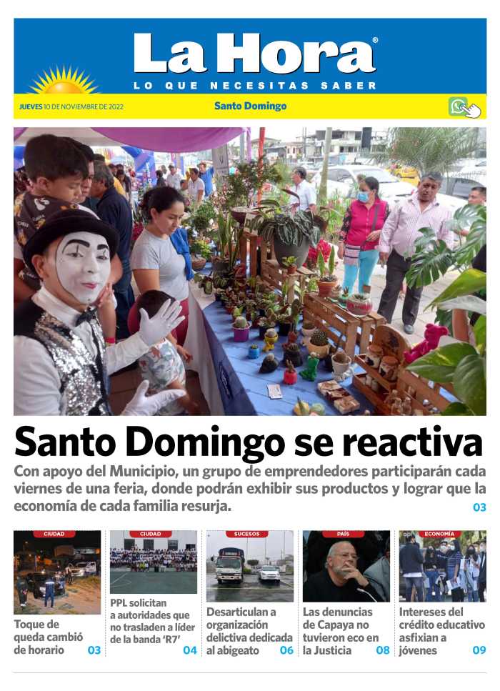 Santo Domingo: 10 de noviembre, 2022