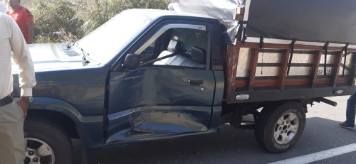 Mujer herida tras colisión en la vía Ambato – Riobamba