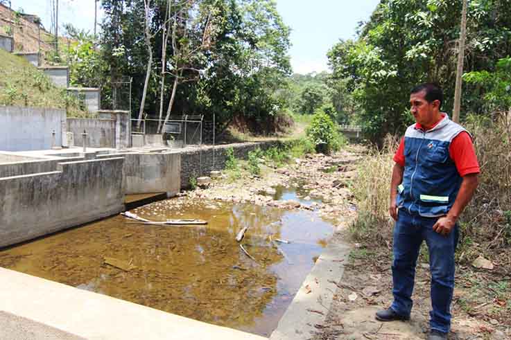 El estiaje provoca escasez de agua